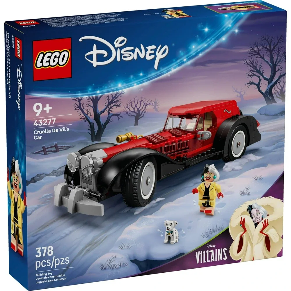 LEGO DISNEY/CRUELLA DE VIL'S CAR/43277/378 PCS/NEW/MINT BOX/MSLDC070326